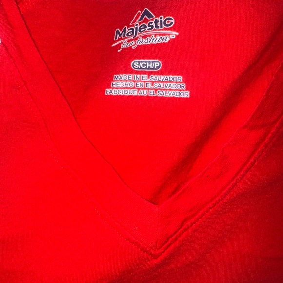 Women’s small Kansas City Chiefs V-neck top - Picture 3 of 4